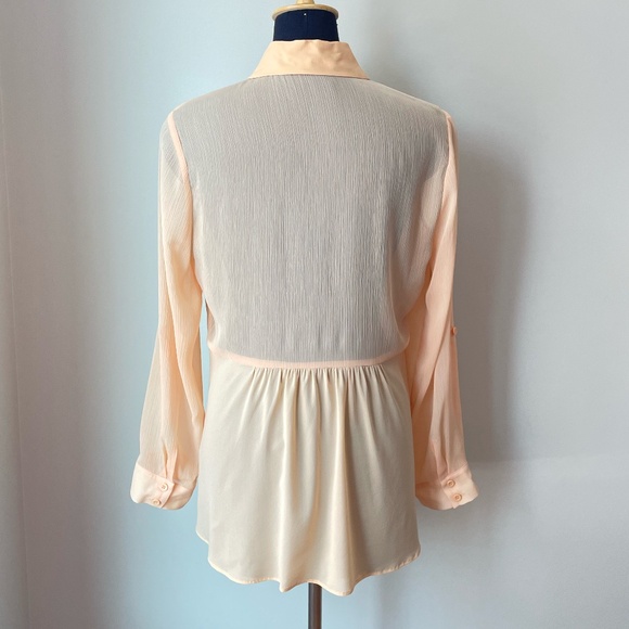 Alice + Olivia Silk Long Sleeve Blouse - Picture 2 of 15